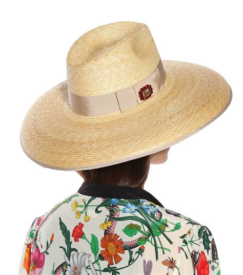 gucci print bonnet|Gucci straw hat women.